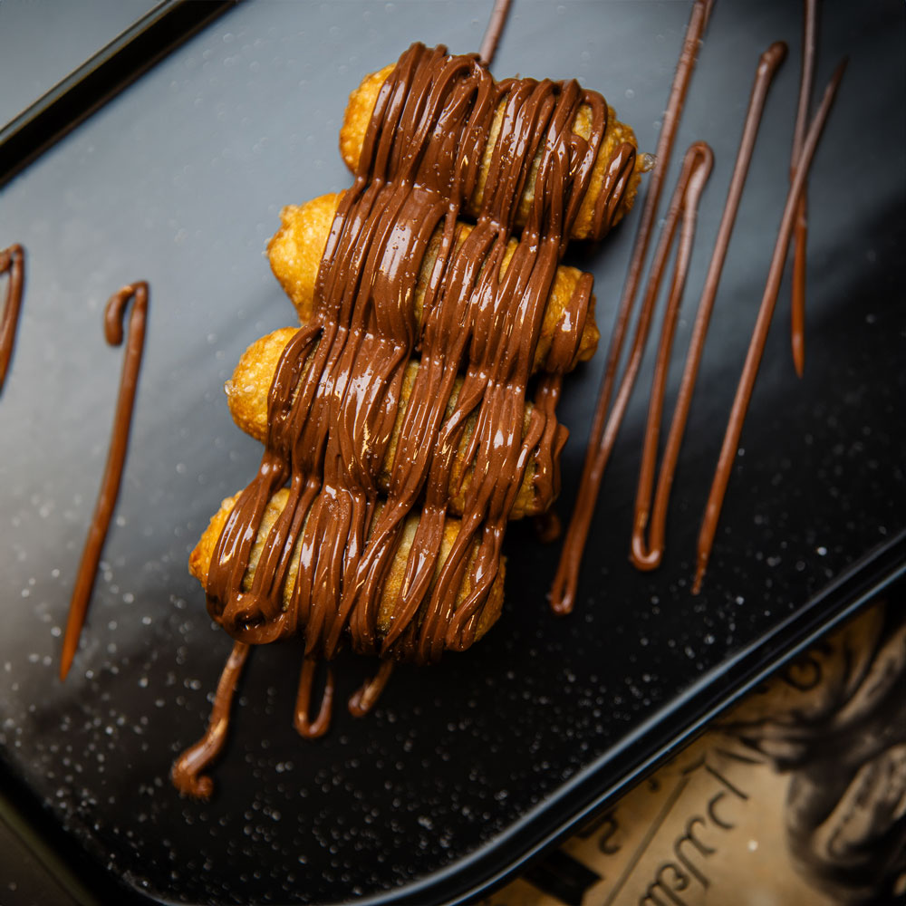Tequeños con Nutella
